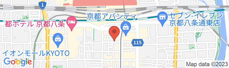 ホテルヴィスキオ京都 by GRANVIAの地図