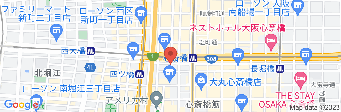 Feel Osaka Yuの地図