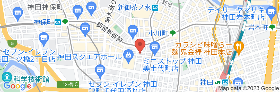 bnb+ Kanda Terrace Ogawamachiの地図