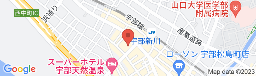 ABホテル宇部新川の地図