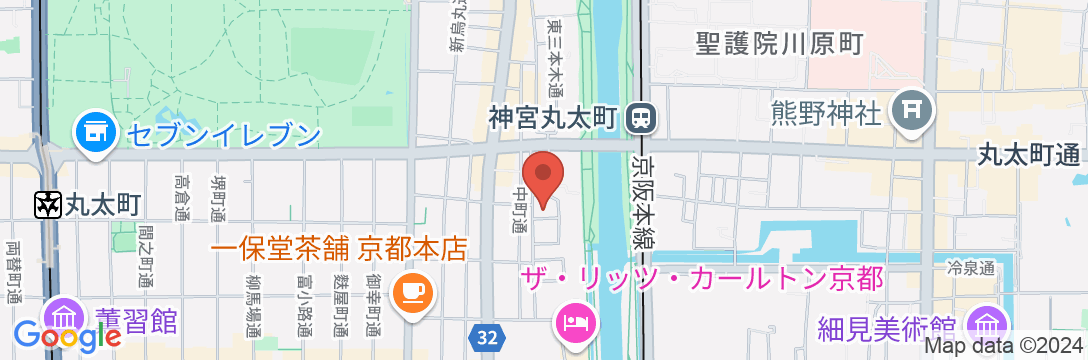 アイリス鴨川の地図