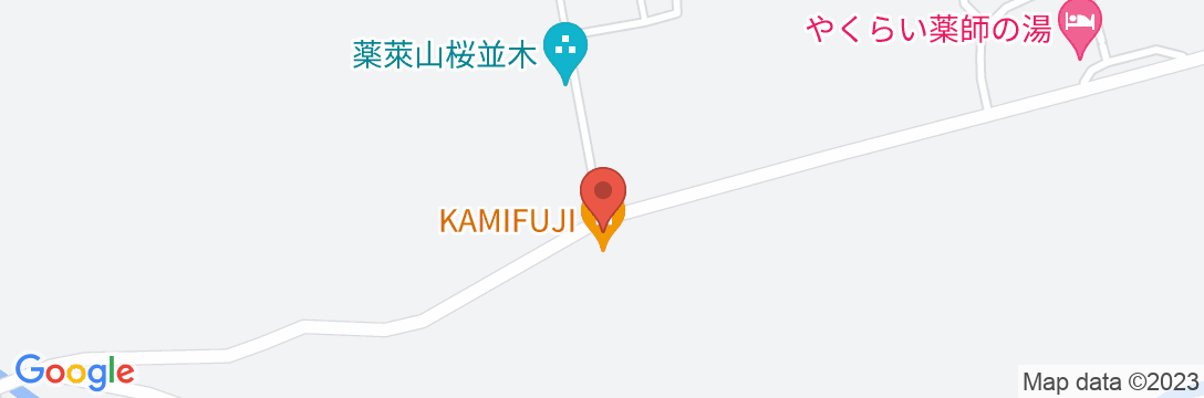 ペンション KAMIFUJIの地図