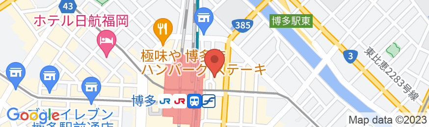 オリエンタルホテル福岡 博多ステーションの地図