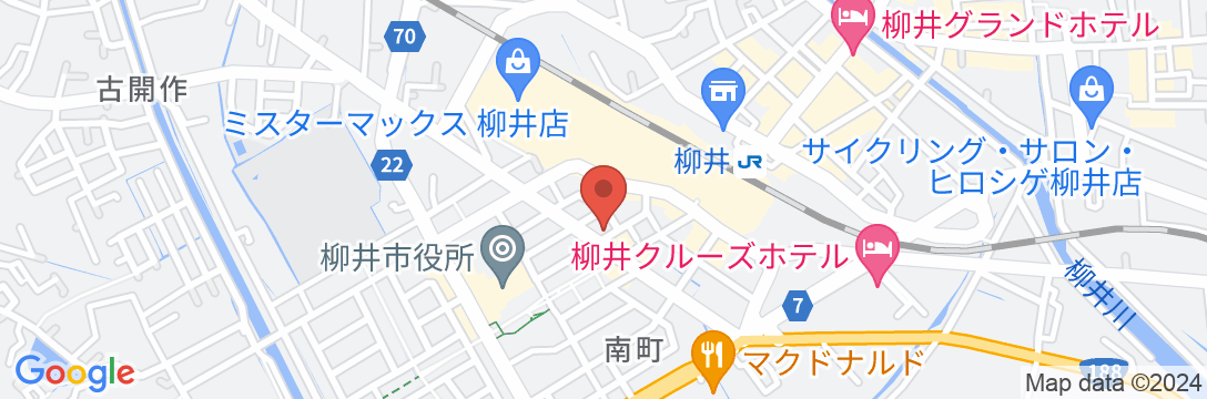 柳井パークホテルの地図