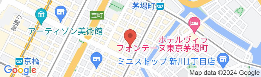 MIMARU東京 八丁堀の地図