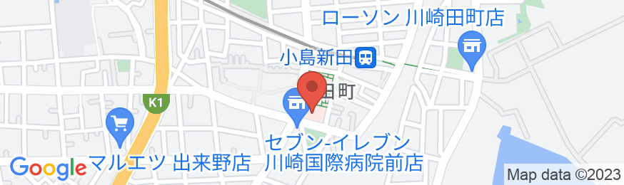 自主待機、テレワークもOK、川崎 / 羽田近辺/民泊【Vacation STAY提供】の地図
