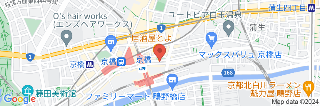 TAKETO STAY OSAKAJO/民泊【Vacation STAY提供】の地図
