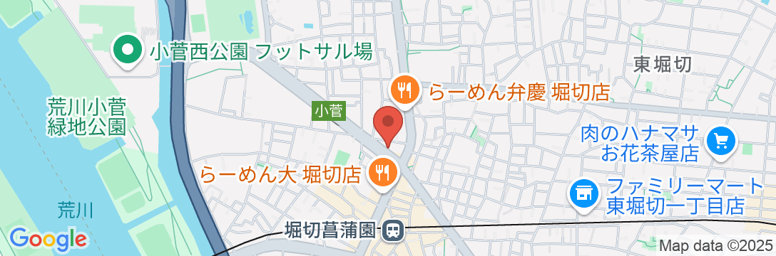 プレイルーム有お子様連れ歓迎!浅草スカイツリー15分★駅徒歩5分★リノベ戸建11名 ^の地図