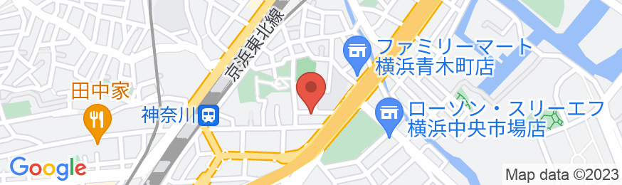 横浜駅から徒歩11分の静かな一戸建て/民泊【Vacation STAY提供】の地図