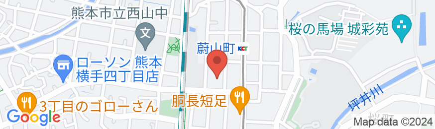 B&S Kumamoto shinmachi ①【Vacation STAY提供】の地図