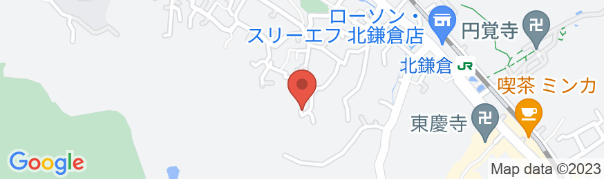 【鎌倉 藤花楼】和の心 有名庭師が手がけた日本庭園のある95/民泊【Vacation STAY提供】の地図
