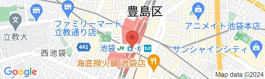 TOMARIE SKY TERRACE IKEBUKURO/民泊【Vacation STAY提供】の地図