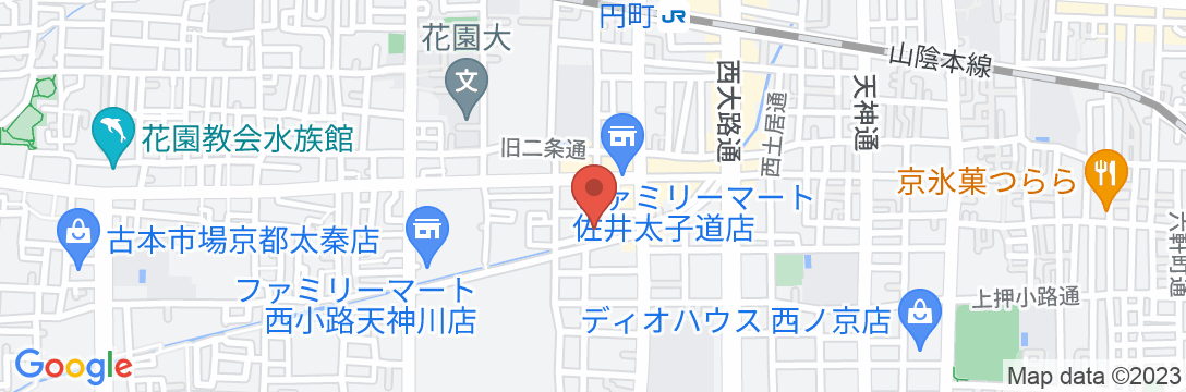 京都一棟貸切宿 ゲストハウス円円【Vacation STAY提供】の地図