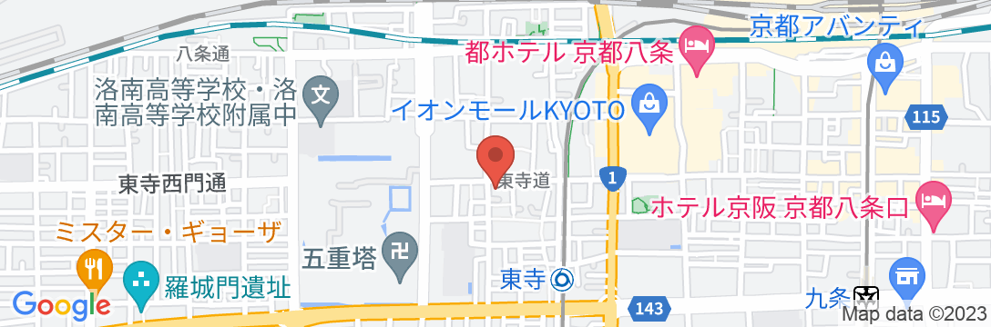 Kamon Inn Toji Michi【Vacation STAY提供】の地図