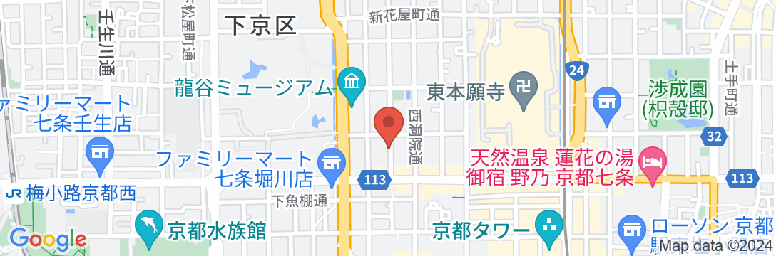 JP INN 京都駅前 文覚町【Vacation STAY提供】の地図