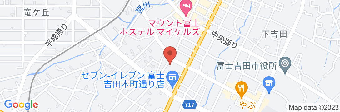一戸建貸切の宿、富士吉田市中心地、レトロな街並みが楽しめる。【Vacation STAY提供】の地図