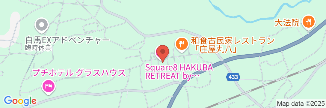 ヴィラアンブレラ白馬(笠屋) ^の地図