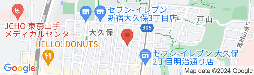 グランディオーソ東新宿【Vacation STAY提供】の地図