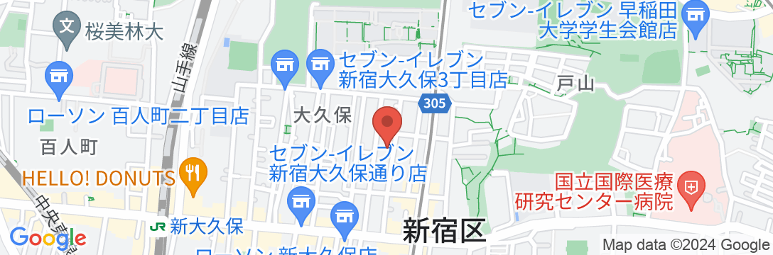 グランディオーソ東新宿【Vacation STAY提供】の地図