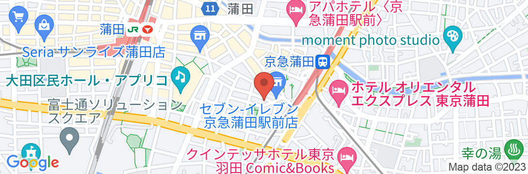 【VSOHO Kamata】/民泊【Vacation STAY提供】の地図