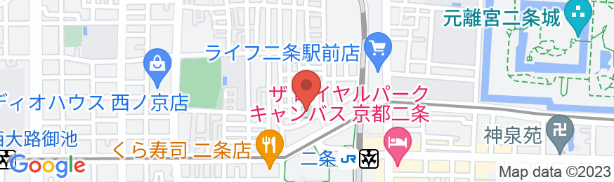 [洛星池]二条城へ歩行で10分にかかる【Vacation STAY提供】の地図