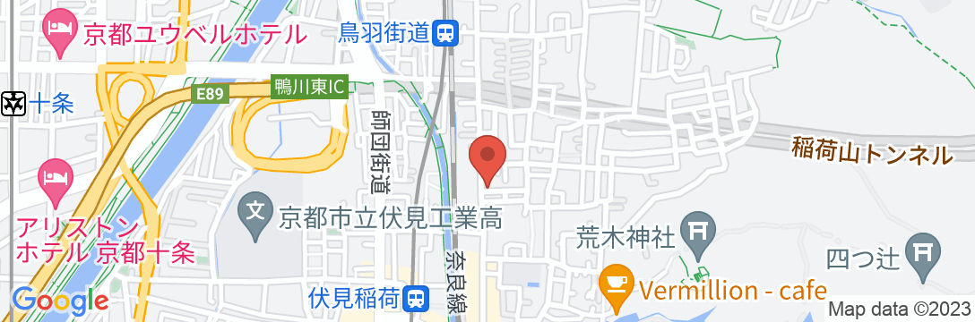 [洛兎奈家]京都の独特な風格別荘【Vacation STAY提供】の地図