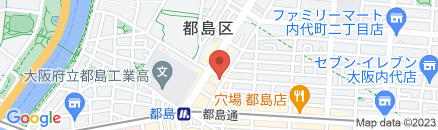 大阪中心地コンドミニアム/民泊【Vacation STAY提供】の地図
