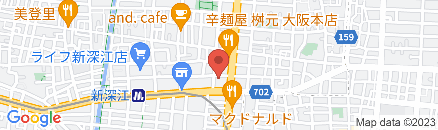 JA HOTEL新深江【Vacation STAY提供】の地図