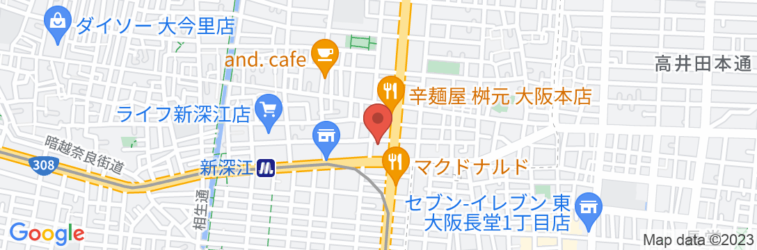 JA HOTEL新深江【Vacation STAY提供】の地図