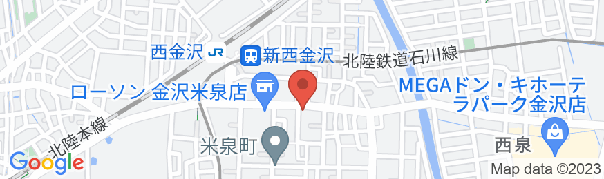 ゲストハウス西金沢Smile&smile【Vacation STAY提供】の地図