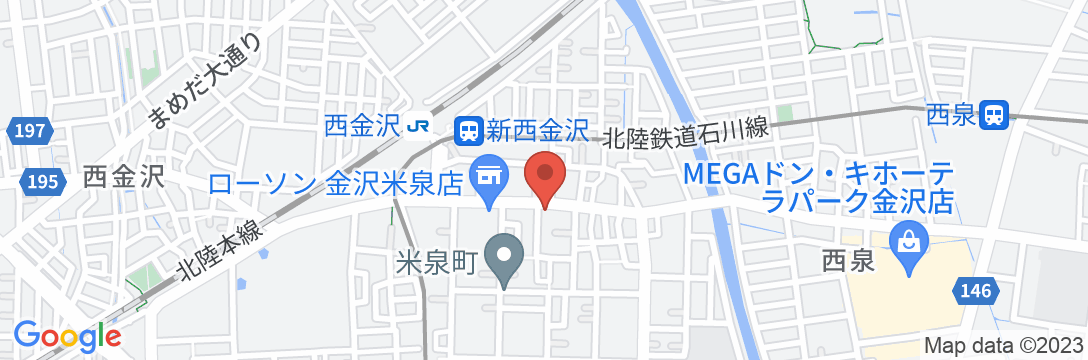 ゲストハウス西金沢Smile&smile【Vacation STAY提供】の地図
