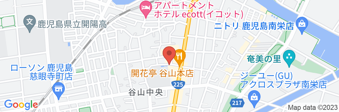 ハマモトPalace谷山/民泊【Vacation STAY提供】の地図