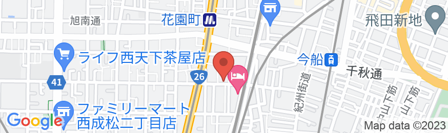 ホステル花園/民泊【Vacation STAY提供】の地図