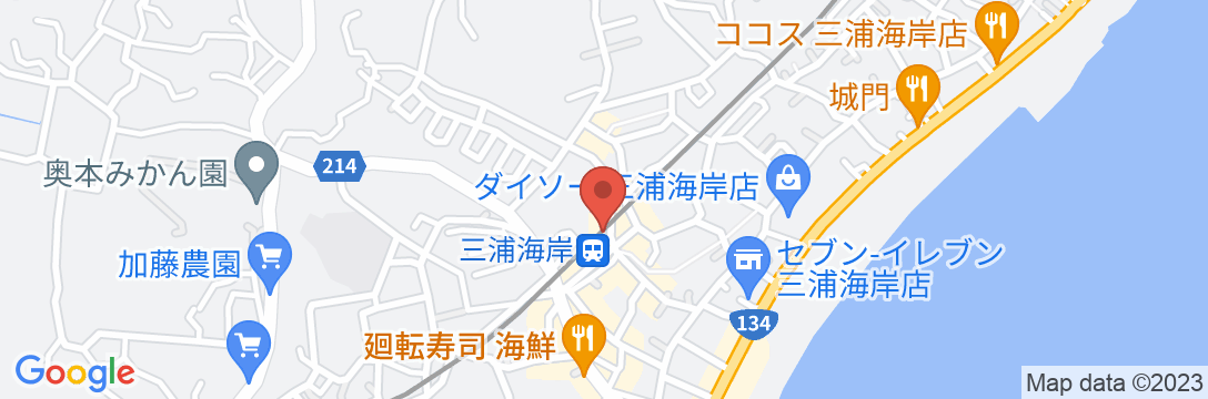 The Beachfront Miurakaigan/民泊【Vacation STAY提供】の地図