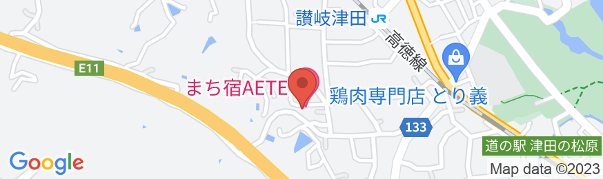 まち宿AETE【Vacation STAY提供】の地図