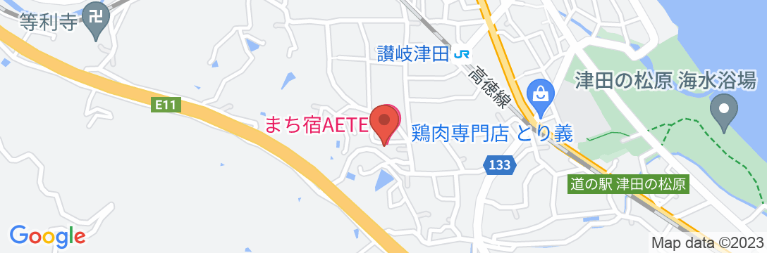 まち宿AETE【Vacation STAY提供】の地図