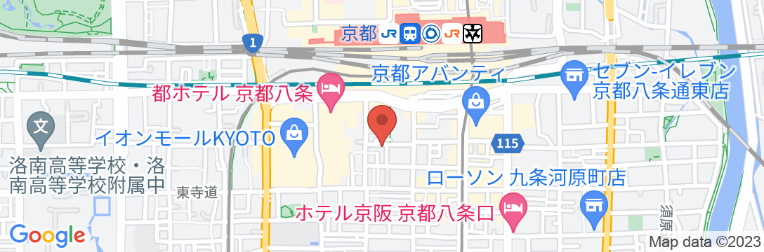 京粋庵 八条口【Vacation STAY提供】の地図