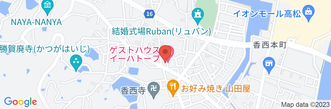 ゲストハウス イーハトーブ【Vacation STAY提供】の地図