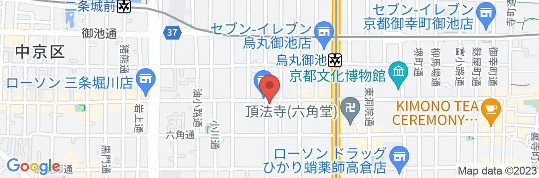 ベルフレール京都三条【Vacation STAY提供】の地図