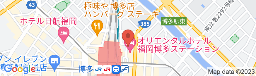 FORZA ホテルフォルツァ博多駅筑紫口Ⅰの地図