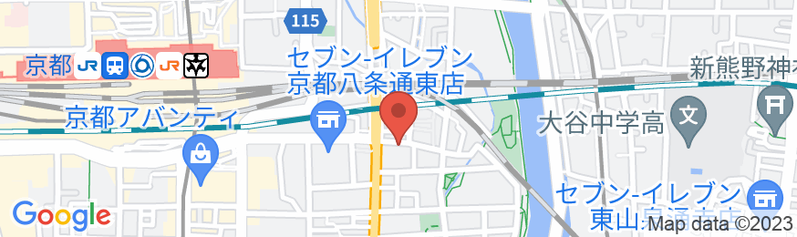 Rakuten STAY Kyoto Stationの地図