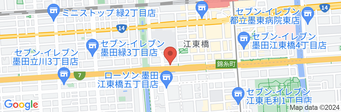 Rabbit Room Kinshi-Cho【Vacation STAY提供】の地図