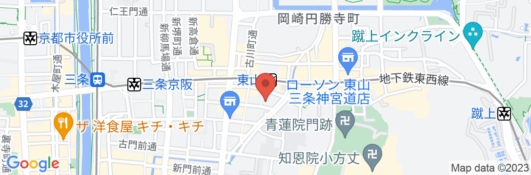 HIZ HOTEL 祇園白川【Vacation STAY提供】の地図