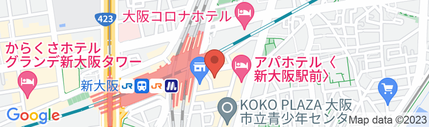 ユニゾン新大阪/民泊【Vacation STAY提供】の地図