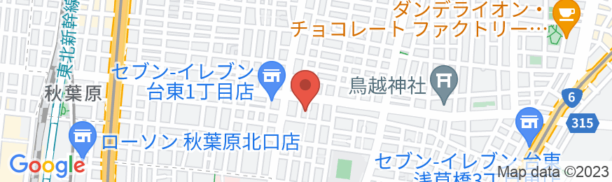 Jing House akihabara旅館【Vacation STAY提供】の地図