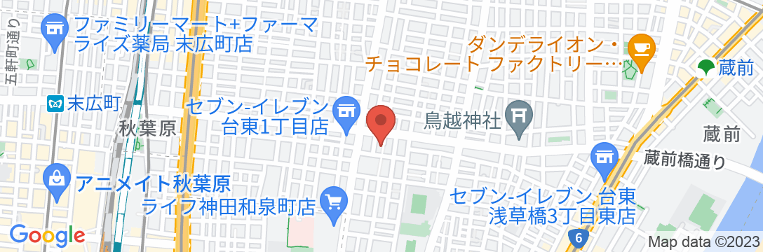 Jing House akihabara旅館【Vacation STAY提供】の地図