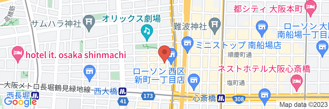大阪 忍者家/民泊【Vacation STAY提供】の地図