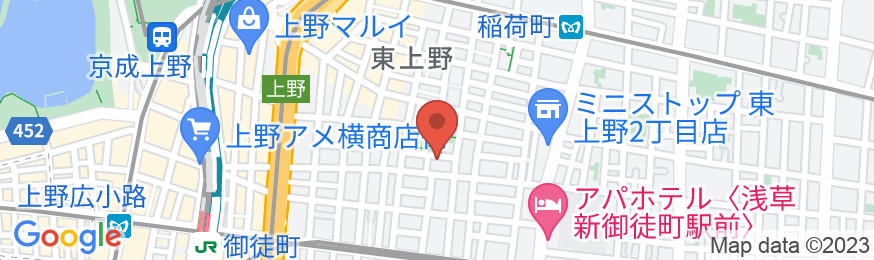 一宿旅館東上野【Vacation STAY提供】の地図
