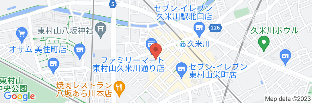 JR東日本ホテルメッツ久米川の地図