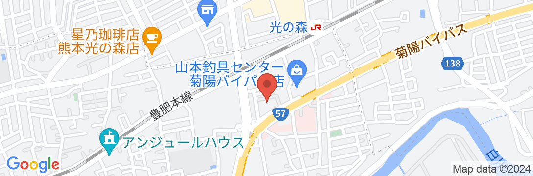 ひかりの森・INN/民泊【Vacation STAY提供】の地図